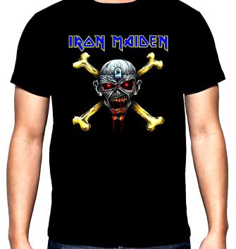 Iron Maiden, Skull, men's  t-shirt, 100% cotton, S to 5XL